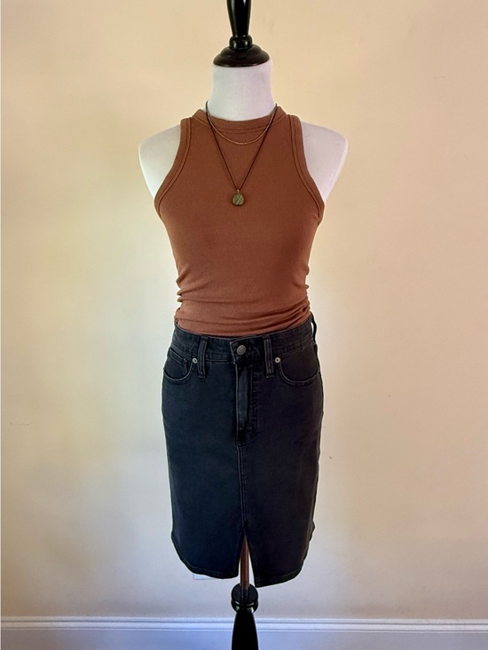 Madewell Dresses & Skirts - Madewell Black Denim Pencil Skirt